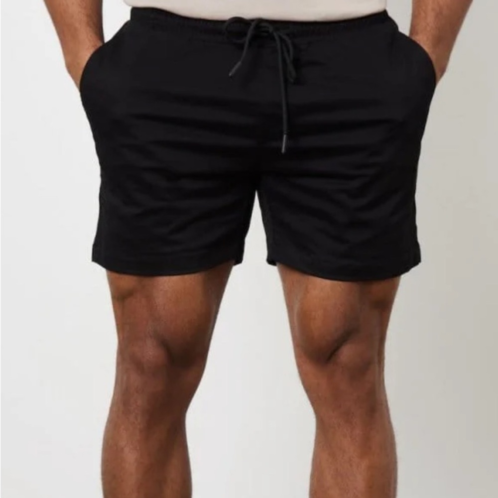 Men's Black Casual Shorts
